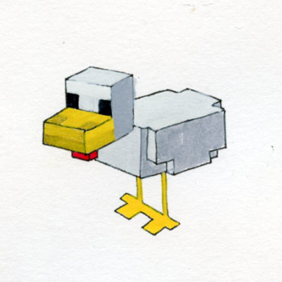 minecraft chicken